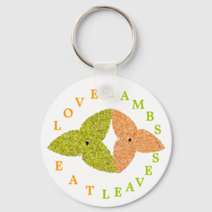 Llavero Keychain de Love Lambs Eat Leaves
