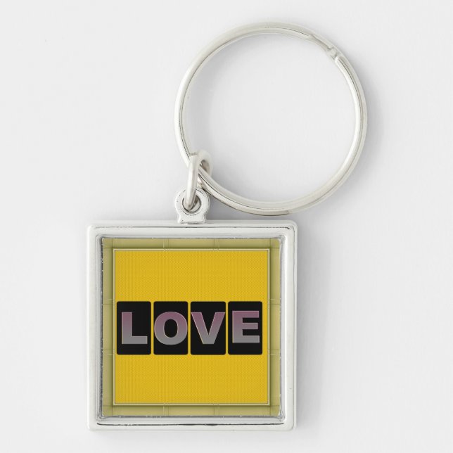 Llavero Keychain de Love Square (Frente)