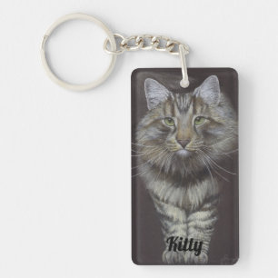 Llavero Keychain de Maine Coon Cat