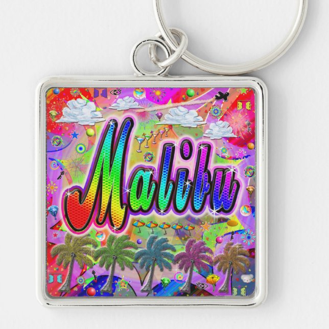 Llavero Keychain de Malibu Vista Express (Frente)