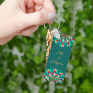 Llavero Keychain de Mandala Flor
