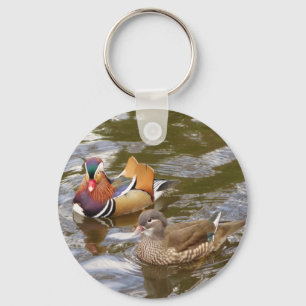 Llavero Keychain de Mandarin Ducks