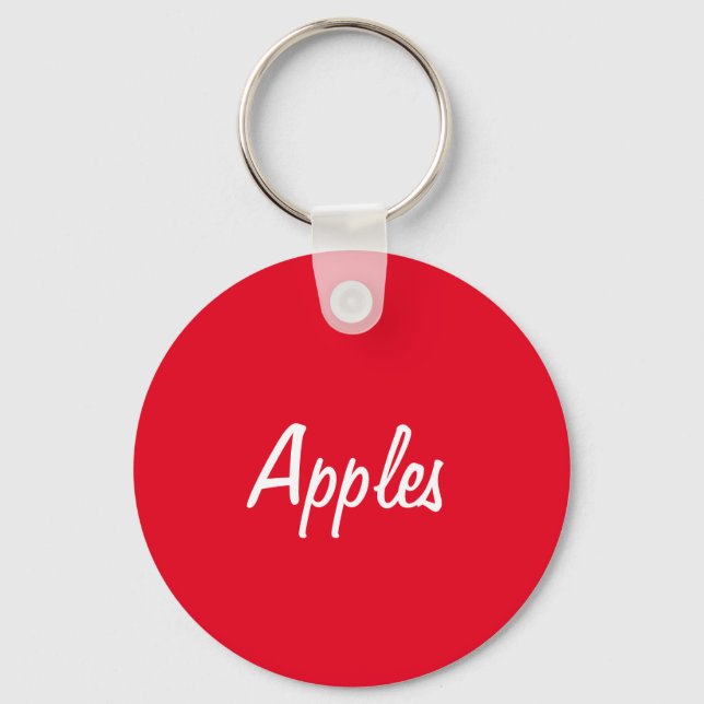 Llavero Keychain de manzanas (Anverso)