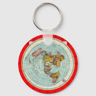Llavero Keychain de mapa plano