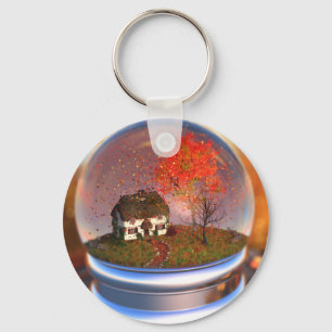 Llavero Keychain de Maple Leaf Globe