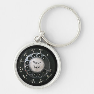 Llavero Keychain de marcado telefónico de Rotary