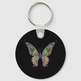 Llavero Keychain de mariposa exótica