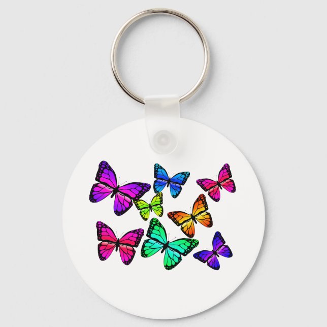 Llavero Keychain de mariposas (Anverso)