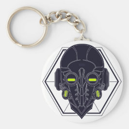 Llavero Keychain de máscaras de la peste de la ciencia fic