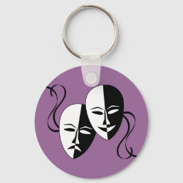 Llavero Keychain de máscaras de teatro