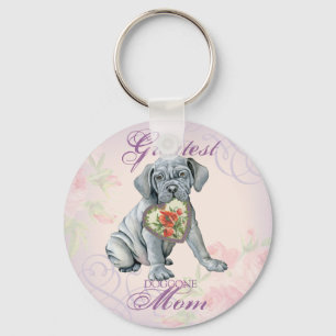 Llavero Keychain de Mastino Heart Mom