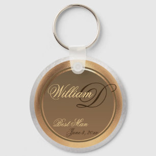 Llavero Keychain de Mejor Hombre para Keepsake