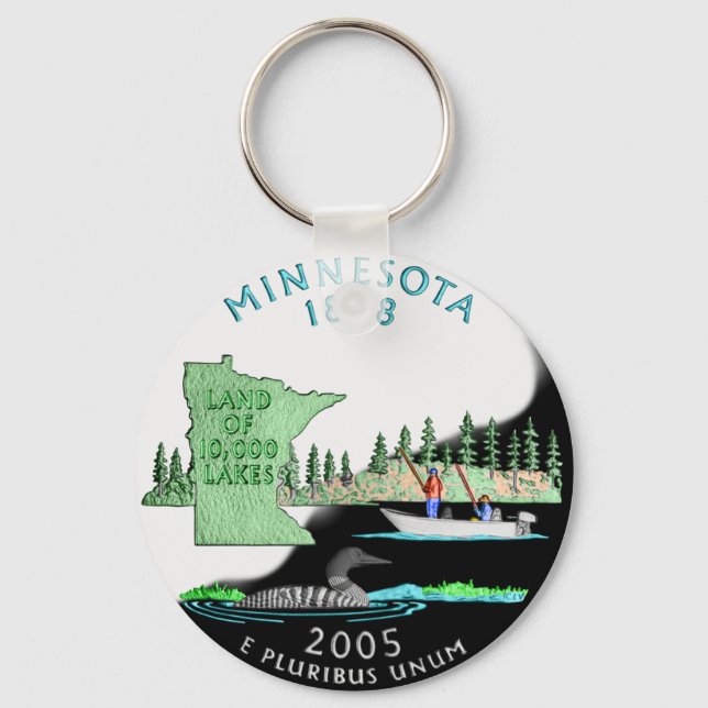 Llavero Keychain de Minnesota (Anverso)
