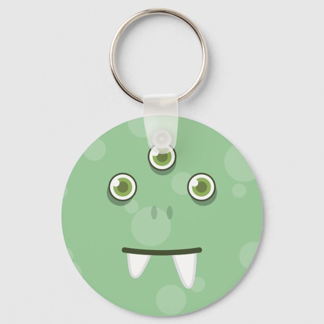 Llavero Keychain de Monstruo Verde (Anverso)