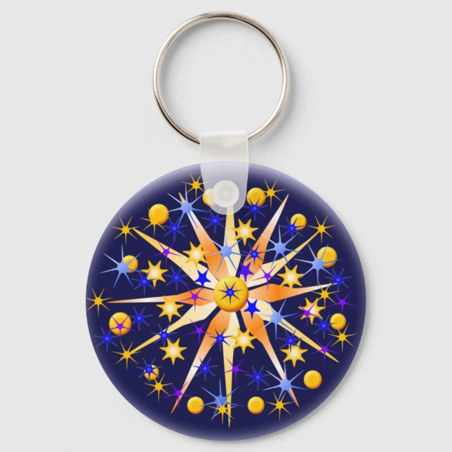 Llavero Keychain de Mosaic Stars (Anverso)