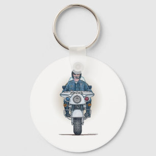 Llavero Keychain de motocicleta policial
