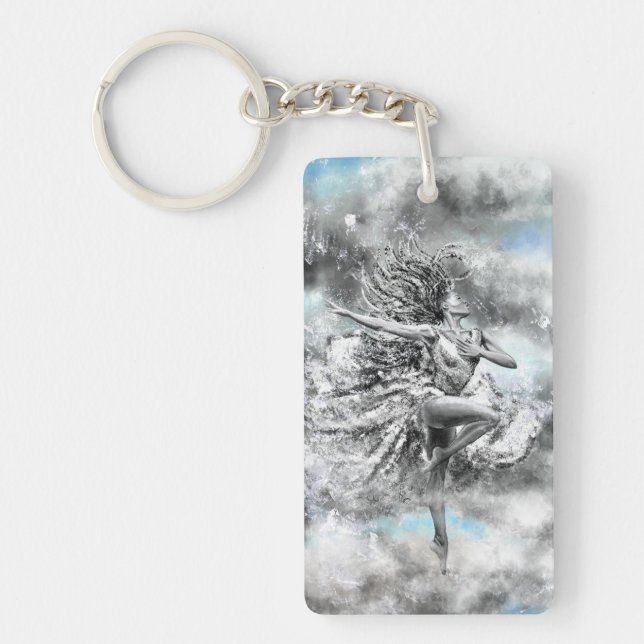 Llavero Keychain de mujeres bailadoras (Frente)