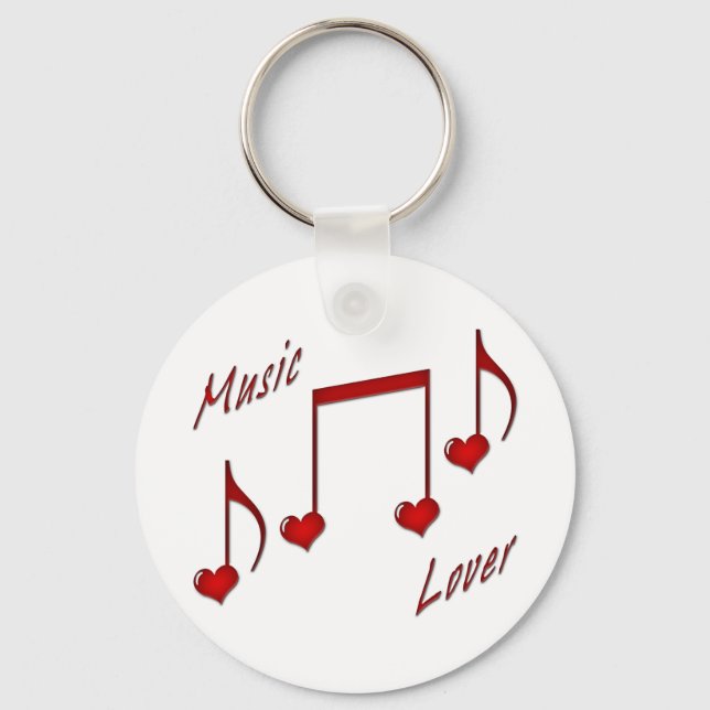 Llavero Keychain de Music Lover (Anverso)