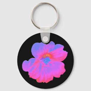 Llavero Keychain de Nasturtium rosa