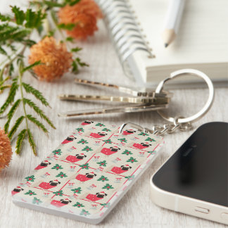 Llavero Keychain de Navidades de Puggy