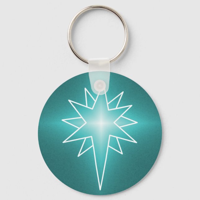 Llavero Keychain de Navidades del Estrella del Norte, Verd (Anverso)
