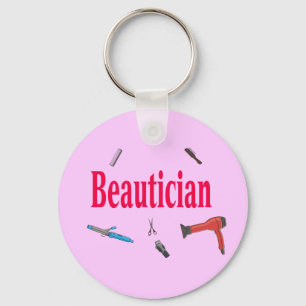 Llavero Keychain de negocios de Beautician