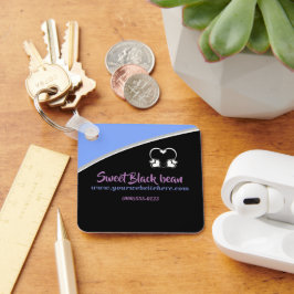 Llavero Keychain de negocios promocionales de Black Bean