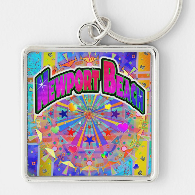 Llavero Keychain de Newport Beach Cosmic Unity (Frente)