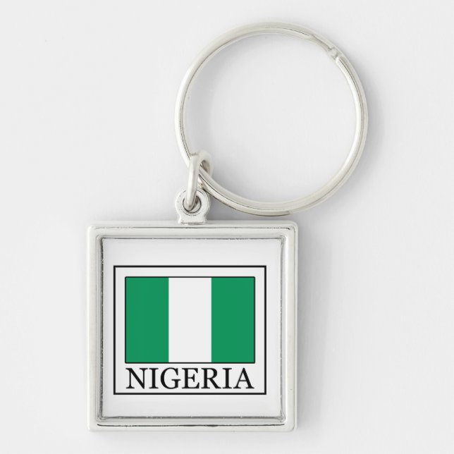 Llavero Keychain de Nigeria (Frente)