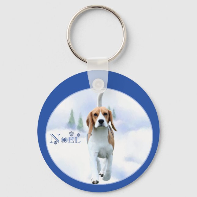 Llavero Keychain de Noel Beagle (Anverso)