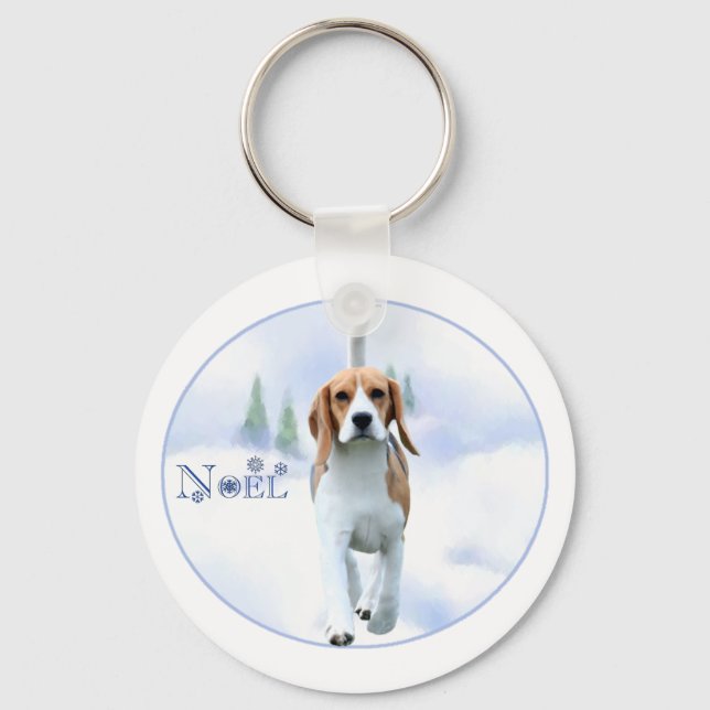 Llavero Keychain de Noel Beagle (Anverso)