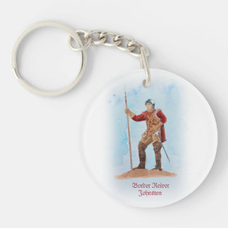 Llavero Keychain de nombre de familia de Johnston