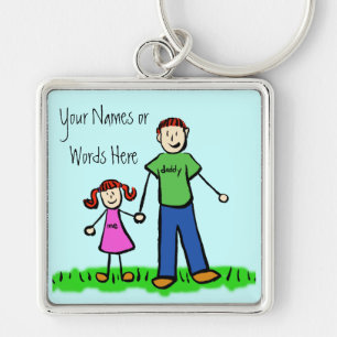Llavero Keychain de nombres de familia de Personalizados d