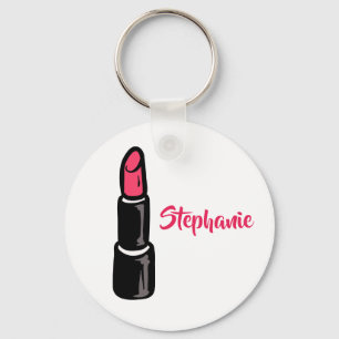 Llavero Keychain de nombres personalizados de lápiz labial