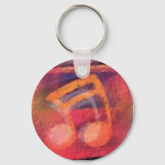 Llavero Keychain de notas de música