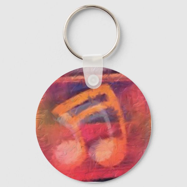 Llavero Keychain de notas de música (Anverso)