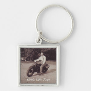 Llavero Keychain de Novedad de motocicletas fotográficas 