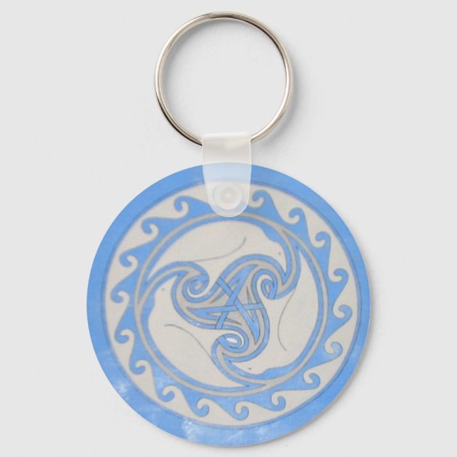 Llavero Keychain de nudo de pájaro (Anverso)