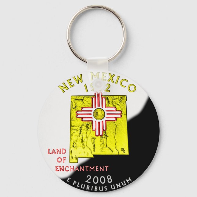 Llavero Keychain de Nuevo México (Anverso)