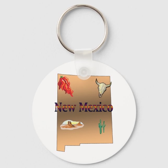 Llavero Keychain de Nuevo México (Anverso)