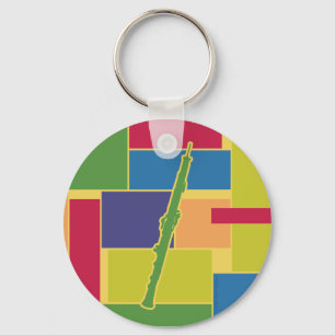 Llavero Keychain de Oboe Colorblock