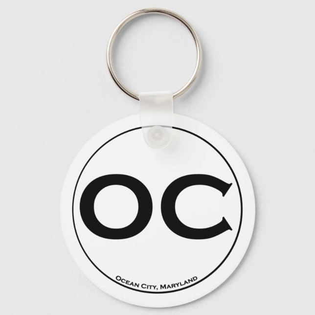Llavero Keychain de Ocean City (Anverso)