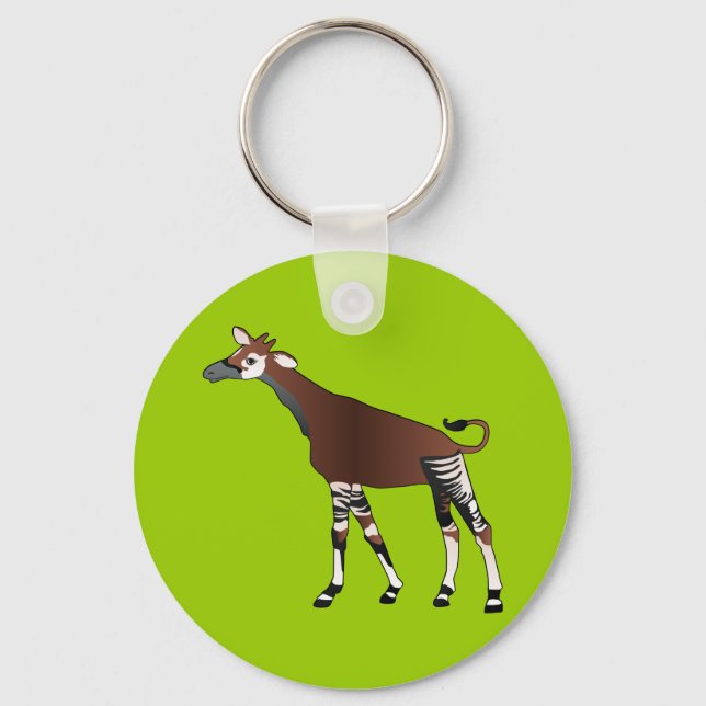 Llavero Keychain de Okapi (Anverso)