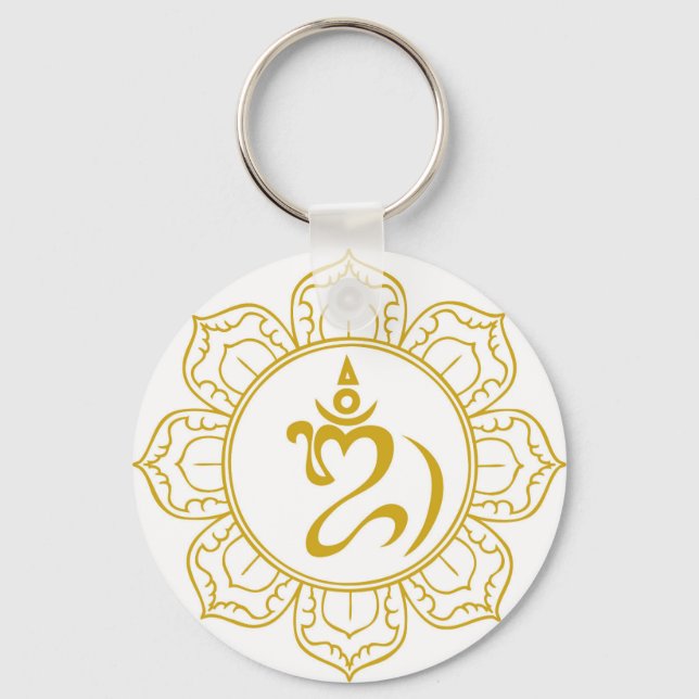 Llavero Keychain de Om balinés (Anverso)
