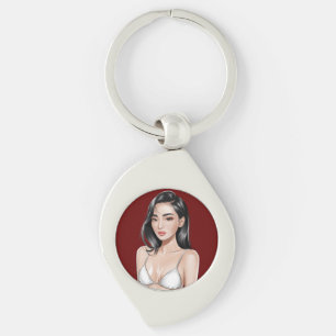 Llavero Keychain de ondas radiantes