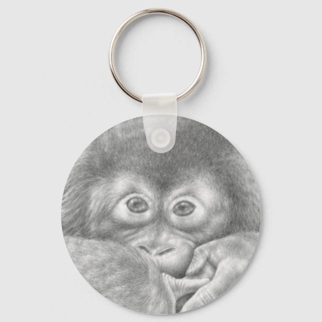 Llavero Keychain de Orangutan (Anverso)