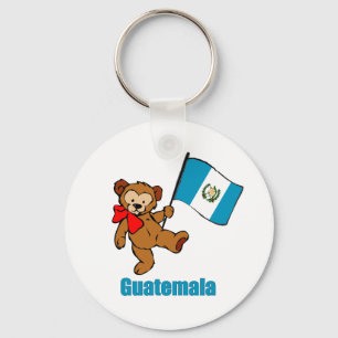 Llavero Keychain de oseos de Teddy de Guatemala