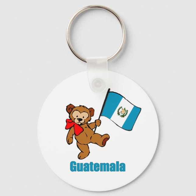 Llavero Keychain de oseos de Teddy de Guatemala (Anverso)