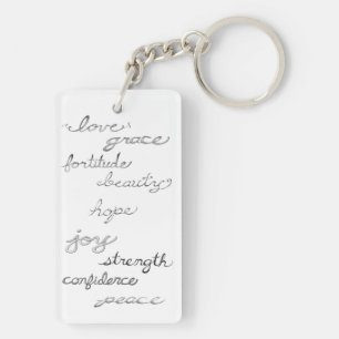 Llavero Keychain de palabras inspiradoras