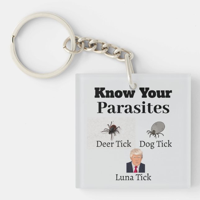 Llavero Keychain de parásitos (Frente)